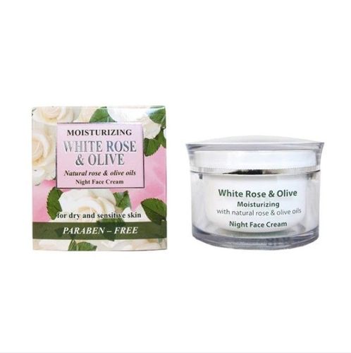 Photo Aroma Essense Night Face Cream White Rose & Olive