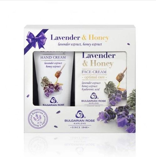 Photo Lavander & Honey Gift Set: Face Cream & Hand Cream