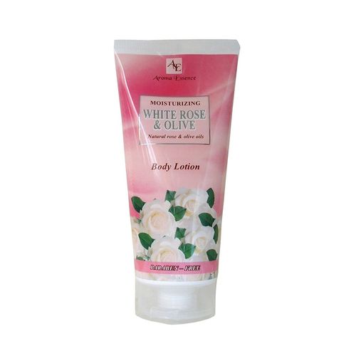 Photo Body Lotion "White Rose & Olive" With Rose And Olive Oils, Paraben Free