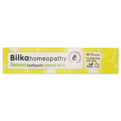 Photo Bilka Homeopathy Toothpaste Natural White Lemon