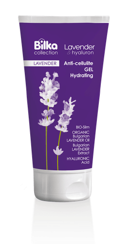 Photo Anti-Cellulite Gel With Organic Lavender Oil Lavender & Hyaluron Bilka, 200 Ml